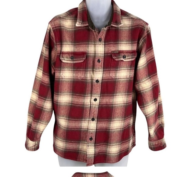 Orvis Shacket men’s XXL flannel plaid button up. Four pockets lumberjack plaid. - Picture 1 of 7